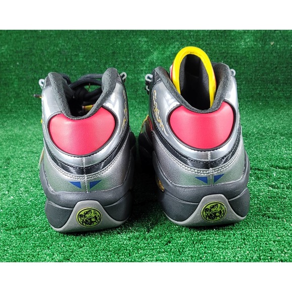 Reebok Power Rangers Question Mid Megazord GY0590 Basketball Sneakers sz 7 - Picture 9 of 10